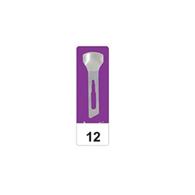 Abbildung von Gima Gouge Blades made of Carbon Steel N. 12, Sterile, for Manicure and Pedicure, 50 Individually Packed