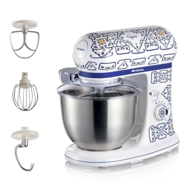 Abbildung von Ariete 1588/0C, Tischmixer, Blau, Mehrfarbig, Kneten, Mischen, 5,5 l, Rotierend, Edelstahl