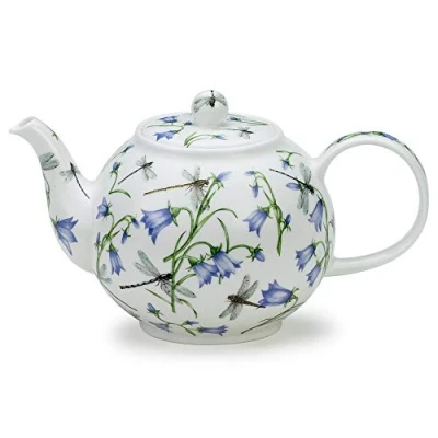 Abbildung von Dunoon Teekanne Dovedale harebell Glockenblume Wessex 1,2 l Fine Bone China