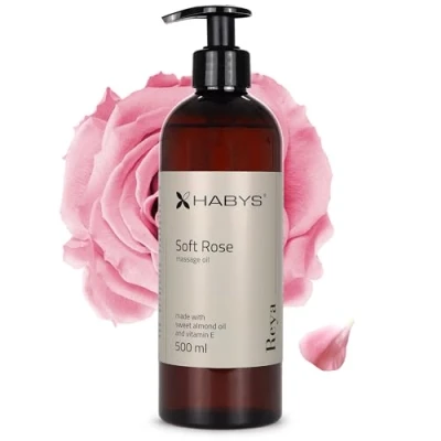 Abbildung von Habys Massageöl REYA Soft Rose Öl Duft von Rosen 500 ml