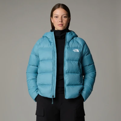 Abbildung von The North Face Hyalite Hoodie Daunenjacke, Damen, Größe: XS, Algae blue