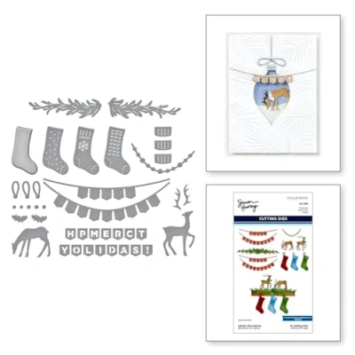 Abbildung von Spellbinders Mantle Decorations Etched Dies (S4 1398)