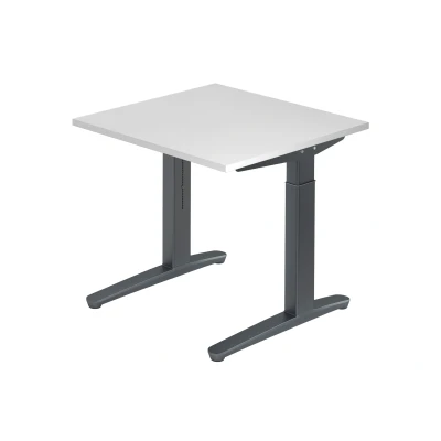 Abbildung von Hammerbacher Schreibtisch XB08 Weiß/Graphit