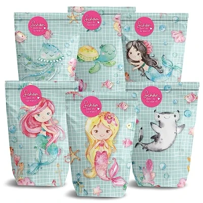 Abbildung von PAPIERDRACHEN Geschenkbox 12 Geschenktüten zum Geburtstag mit Aufkleber Verschließen, in verschiedenen Motiven erhältlich