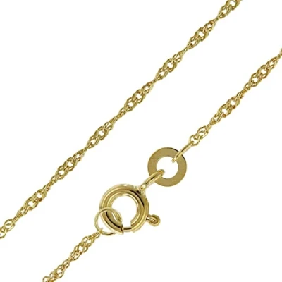 Abbildung von trendor Collier 333 Gold / 8 Karat Singapur 1,2 mm breit