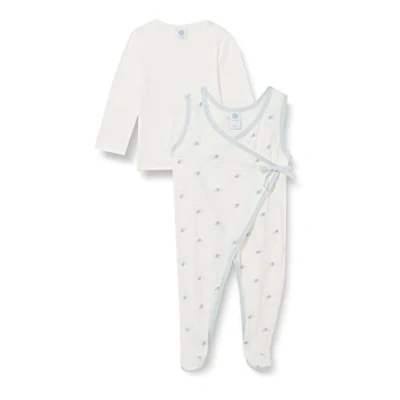 Abbildung von Sanetta Baby Jungen Strampler beige Kleinkind Schlafanzüge, White Pebble, 044