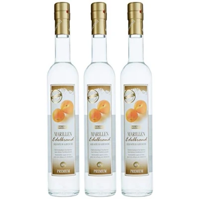 Abbildung von DOLOMITI Marillen Edelbrand 40% vol. Marillenbrand Obstbrand aus fruchtigen 3 x 0.5 Liter