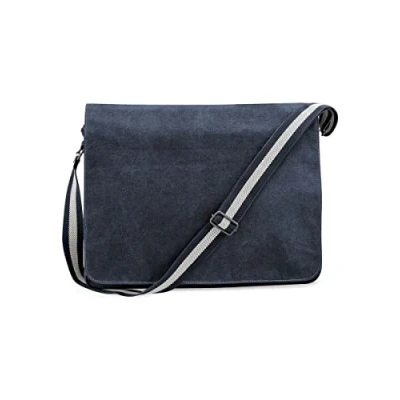 Abbildung von Quadra Vintage Canvas Despatch Bag, Größe:40 x 30 12 cm, Farbe:Vintage Oxford Navy