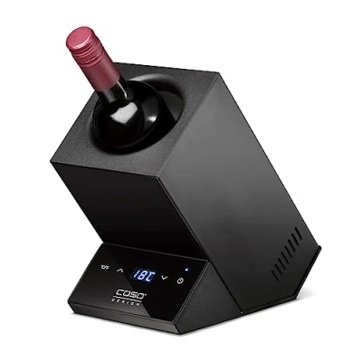 Abbildung von Caso Elektrischer Weinkühler &quot;614 Design WineCase One black&quot;, Temperatur elektronisch einstellbar, Sensor Touch Bedienung