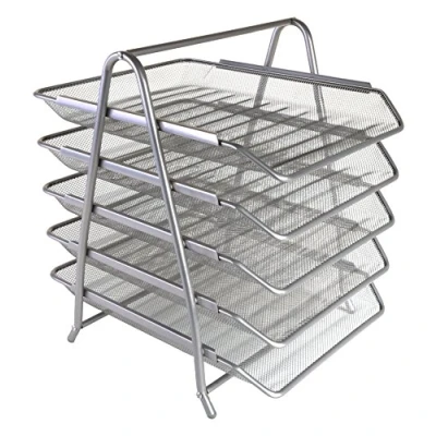Abbildung von Unbekannt 5TT SLV 5 etagige Briefablage aus silbernem Drahtgeflecht, SILVER, tier