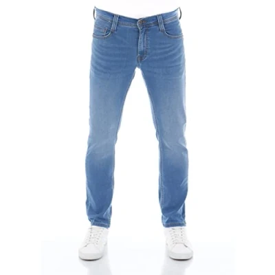 Abbildung von Mustang REAL X Oregon Jeans Tapered Fit, Herren, Größe: 33x30, Medium blue denim