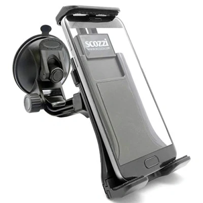 Abbildung von scozzi Handyhalterung Auto Saugnapf Autoscheibe Scheibe KFZ Handy Halterung Halter universal zB kompatibel mit Samsung S24 S23 S22 S21 A55 A54 A35 für iPhone 15 14 13 12 11 FE Plus Ultra Mini Lite Pro