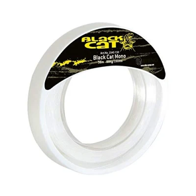 Abbildung von Black Cat Mono Leader Vorfachmaterial 50m 1mm 54kg/120lb Monofile Schnur