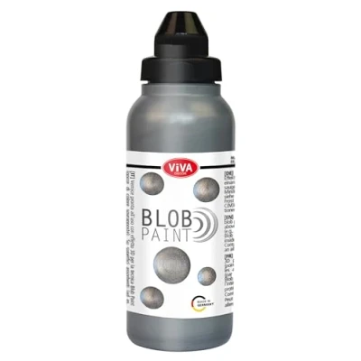 Abbildung von Blob Paint, Stahl Metallic
