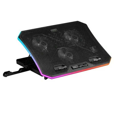 Abbildung von MARSGAMING MNBC6 Kühlpad, XL 19&#039;&#039;, 3 Lüfter, ARGB, kompatibel mit Laptops &amp; Smartphones