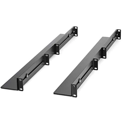 Abbildung von StarTech.com 1HE 19 Zoll Server Rack Schienen 60,9 91cm Einstellbare Tiefe Universelle 4 Pfosten Netzwerk Geräte/Server/UPS für HPE ProLiant Dell PowerEdge (UNIRAILS1UB)