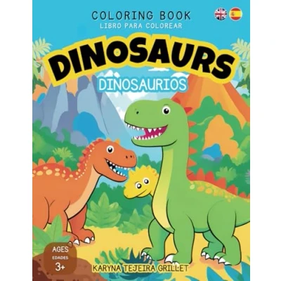 Abbildung von Dinosaurs Coloring Book: Libro para colorear de Dinosaurios (Children&#039;s Books)