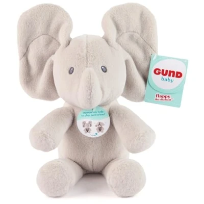 Abbildung von GUND Guck Flappy hochwertiges Plüschtier ca. 18 cm (sitzend) mit beweglichen Ohren, ab 10 Monaten empfohlen