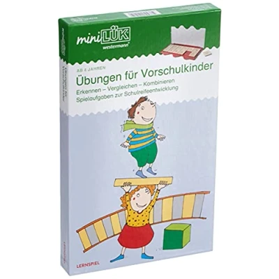 Abbildung von miniLÜK Sets: Kindergarten/Vorschule: Übungen für Vorschulkinder (Kasten + Übungsheft/e), White