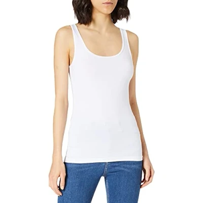 Abbildung von QS Unicolor Top, Damen, Größe: XS, White