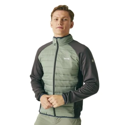 Abbildung von Regatta Herren Hybrid Jacke mit durchgehendem Reißverschluss Gepolsterter Mantel, Jasgrn/Fldgr, M