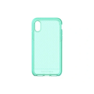 Abbildung von Tech21 Evo Check Schutzhülle für Apple iPhone X/iPhone Xs Neon Türkis