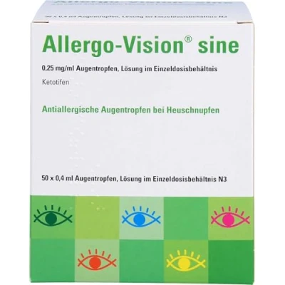 Abbildung von Allergo vision sine 0,25 mg/ml 50X0,4 ml