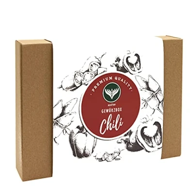 Abbildung von Azafran Chili Gewürze Set Geschenkset mit 4 scharfen Gewürzen Hot Box