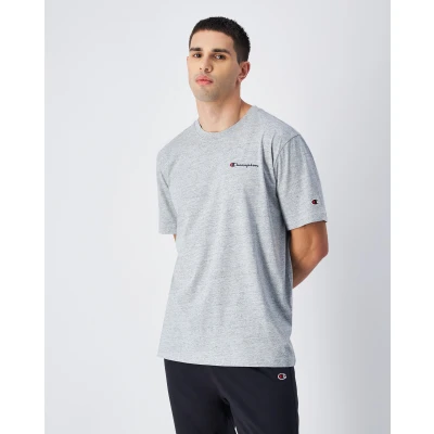 Abbildung von Champion Icons Crewneck Small LOGO Tshirt basic, Herren, Größe: Small, Grey