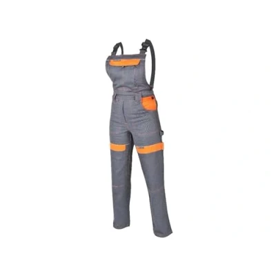 Abbildung von ARDON Damen Latzhose COOL Trend Arbeitshose grau orange (DE/NL/SE/PL, Numerisch, 56, Regular, Grau)