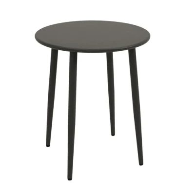 Abbildung von DEGAMO Bistrotisch Gartentisch Denver 60cm rund, Metall/Stahl anthrazit, Indoor und Outdoor