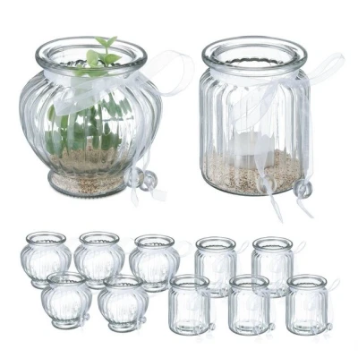 Abbildung von relaxdays Windlicht Transparentes im 12er Set
