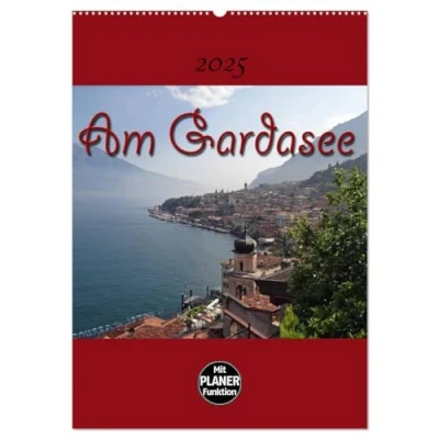 Abbildung von Am Gardasee (Wandkalender 2025 DIN A2 hoch), CALVENDO Monatskalender