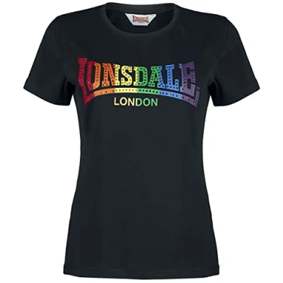 Abbildung von Lonsdale Happisburg Tshirt print, Herren, Größe: Small, Black