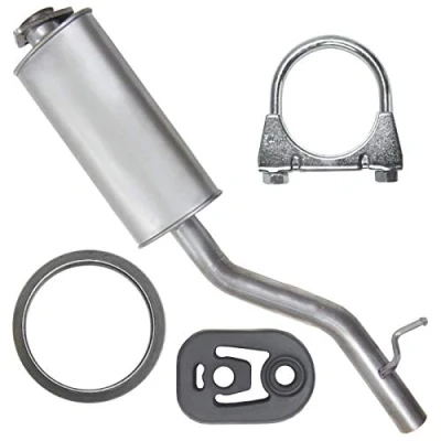 Abbildung von Mitteltopf Auspuff Mittelschalldämpfer für Mercedes C180 C200 C230 W203 S203 1.8 2.0