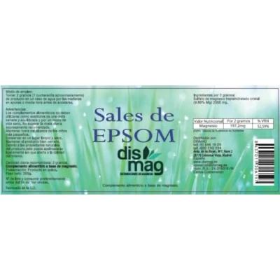 Abbildung von Dismag Bittersalz, natürlich, 300 g, 100 ml