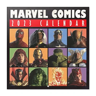 Abbildung von Grupo Erik Wandkalender 2023, Marvel Comics Jahreskalender Kalender 2023 mit Geschenk Poster, zum Aufhängen, offizielle Lizenz, FSC zertifiziert