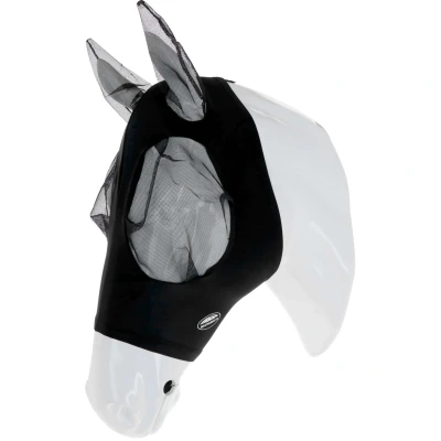 Abbildung von Weatherbeeta Fliegenmaske Stretch Bug Eye Saver mit Ohren Schwarz/Schwarz Pony