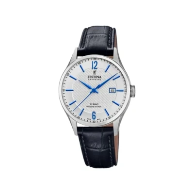 Abbildung von Festina F20007/2 Men&#039;s Black Swiss Made Watch