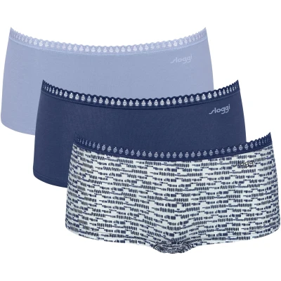 Abbildung von sloggi Panty GO Crush Short C3P (Packung, 3 St) Spitzendetails
