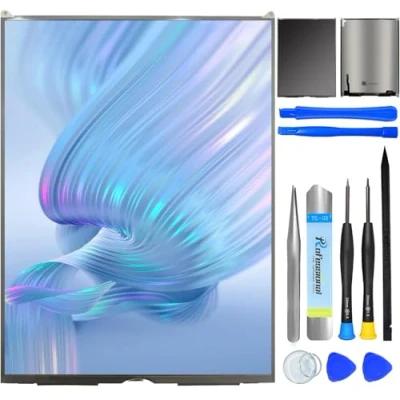 Abbildung von NB+ LCD Ersatz für iPad 7 2019, 8 2020, 9 2021, 25,9 cm (10,2 Zoll) Display Einheit, Frontplatte, schwarz, kein Touchscreen mit Werkzeug
