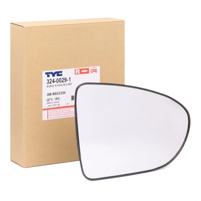 Abbildung von TYC 324 0029 1 Außenspiegelglas rechts NISSAN: Qashqai / Qashqai+2 I