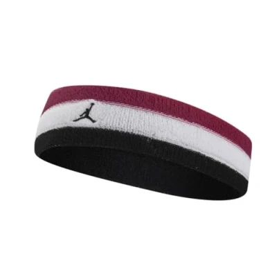 Abbildung von Nike Jordan Jumpman Terry Headband in der Farbe Cardinal red/White/Black, Maße: ONE Size, J.100.4299.675.OS