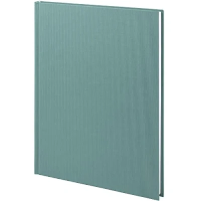 Abbildung von Rössler SOHO Notizbuch A4 blanko Notebook Bullet Journal gebunden Kladde in DIN 1 Stück Farbe: Grün Blau Opal