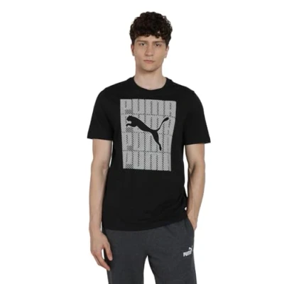 Abbildung von Puma Graphics Tshirt print, Herren, Größe: Large, Black