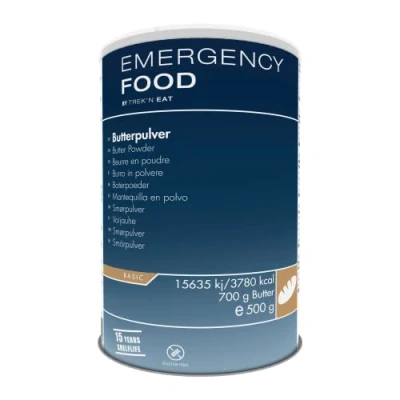 Abbildung von Katadyn Emergency Food Butterpulver, Notvorrat beim Campen, Trekking, etc. 1x 500g Dose