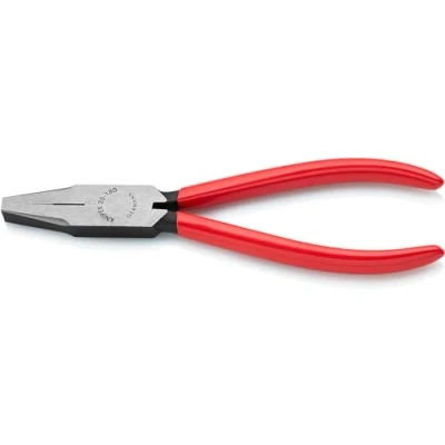 Abbildung von Knipex 19 01 130, Spitzzange, Chrom Vanadium Stahl, Kunststoff, Rot, 180 mm, 188 g