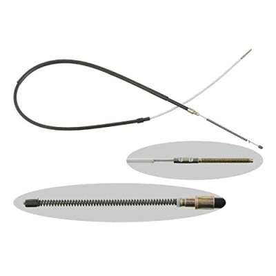 Abbildung von FEBI BILSTEIN 14200 Handbremsseil hinten links, rechts 1780 Trommelbremse VOLKSWAGEN: GOLF 2, Jetta 2