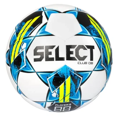 Abbildung von Select Club DB V22 Fußball, weiß/blau/gelb, Größe 4