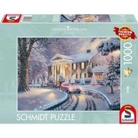 Abbildung von Schmidt Spiele Puzzle Graceland Christmas von Thomas Kinkade, 1000 Puzzleteile